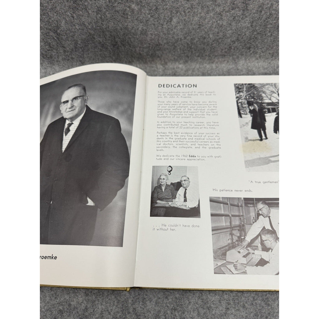 1962 Edda Augustana College Sioux Falls SD Yearbook Hardcover
