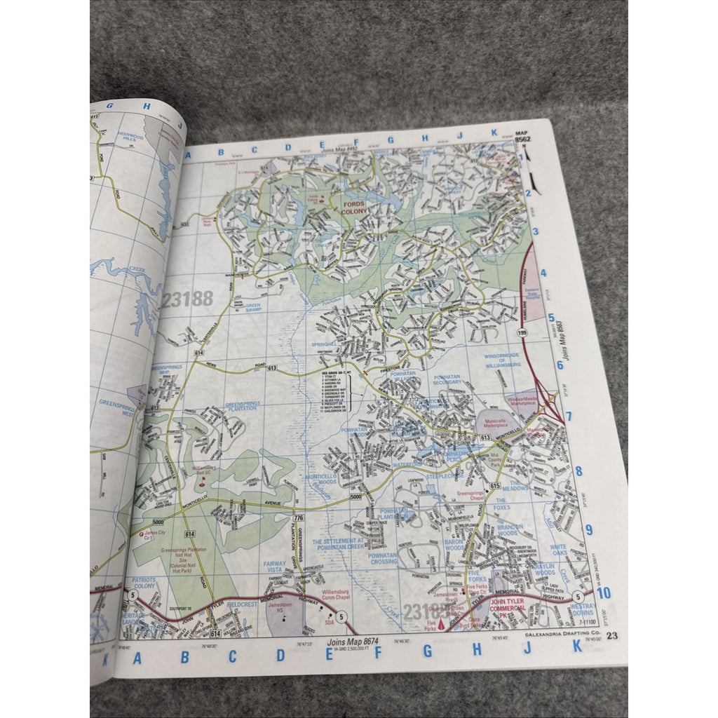 Virginia Peninsula Street Atlas by the Map People Staff ADC (2007, Book, Other)