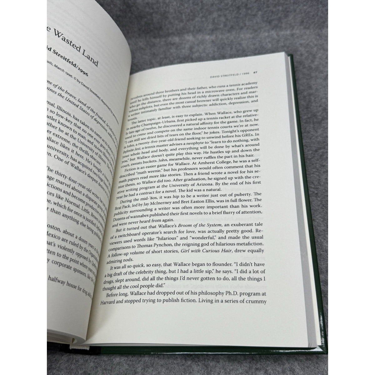 Conversations with David Foster Wallace 2012 1st Printing Hardcover Interviews