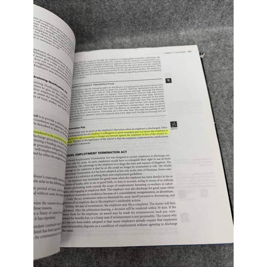 Employment Law by John Moran (2013, Hardcover)