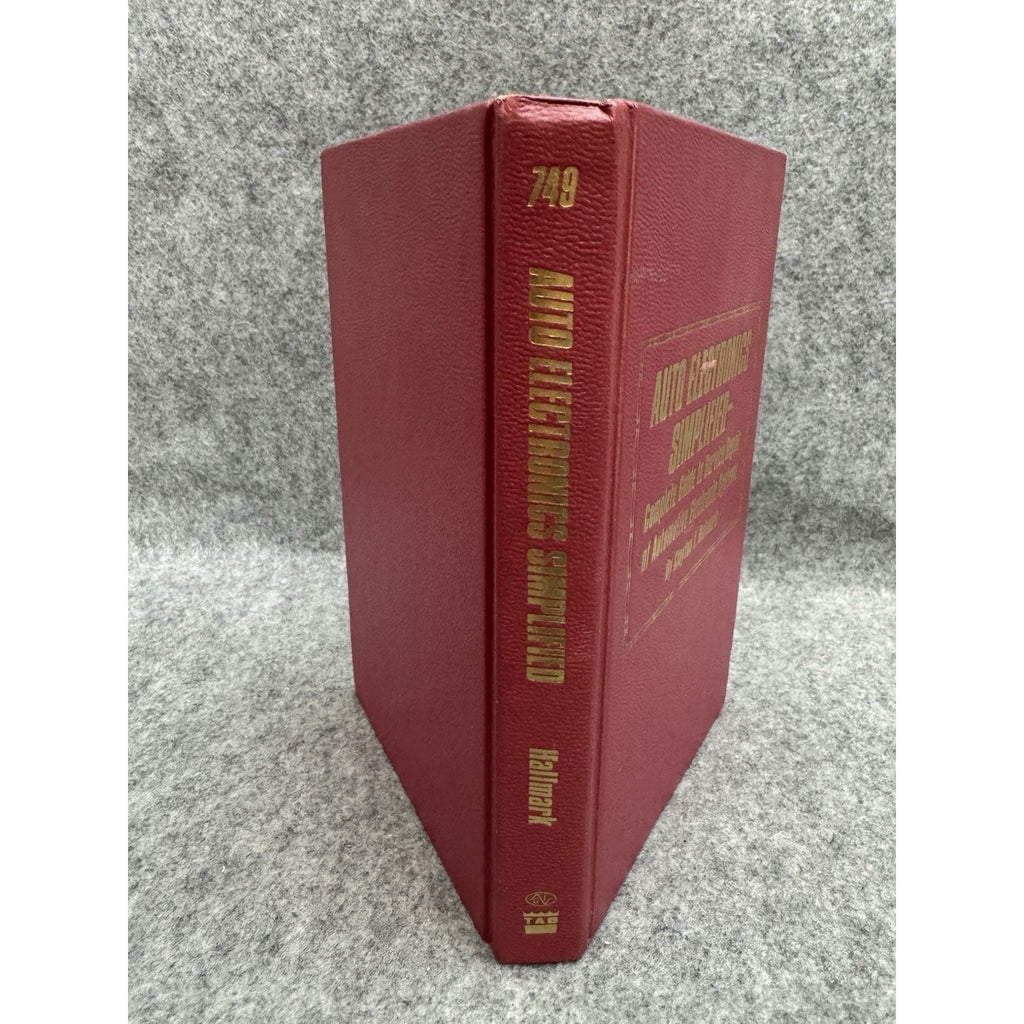 1975 Auto Electronics Simplified Clayton Hallmark 1st Ed HC TAB Repair Manual