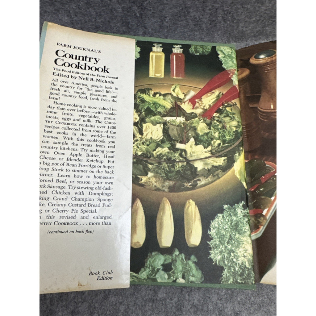 Farm Journals Country Cookbook 1972 Revised Enlarged Edition Vintage Recipe Book