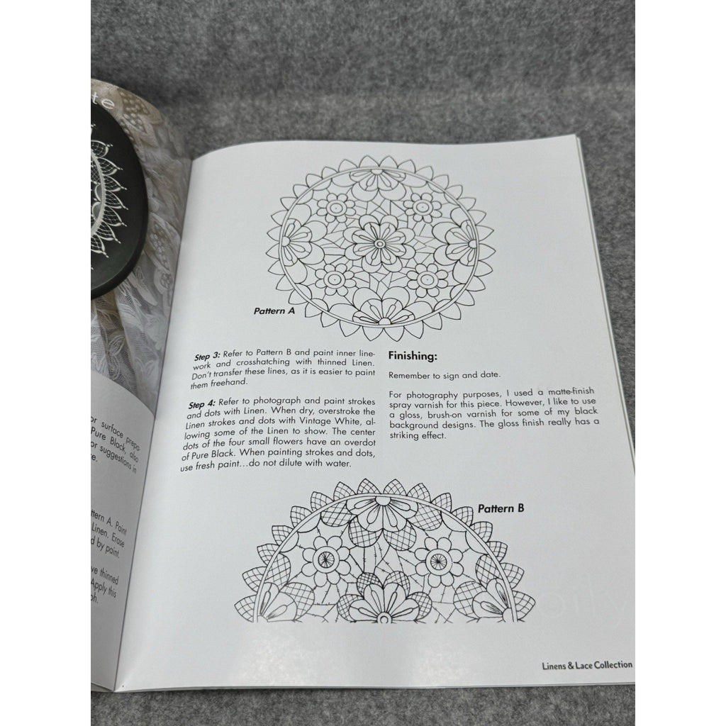 2006 Linens & Lace Collection Vol 3 Arlene Linton Decorative Painting Patterns