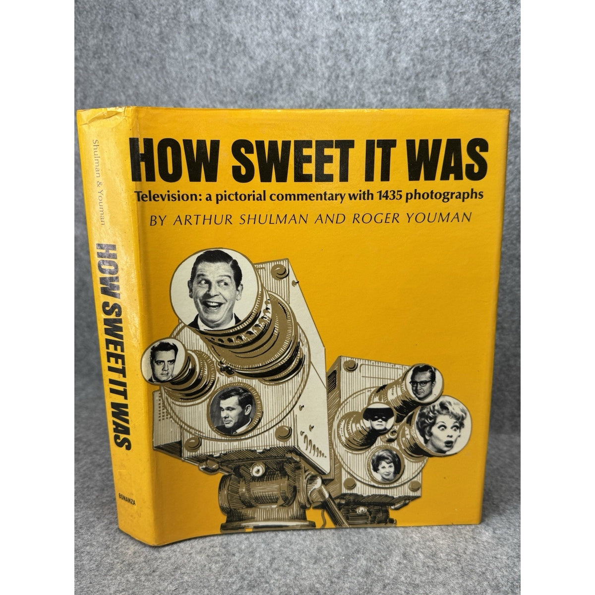 1966 How Sweet It Was Television Pictorial History Shulman Youman Hardcover DJ