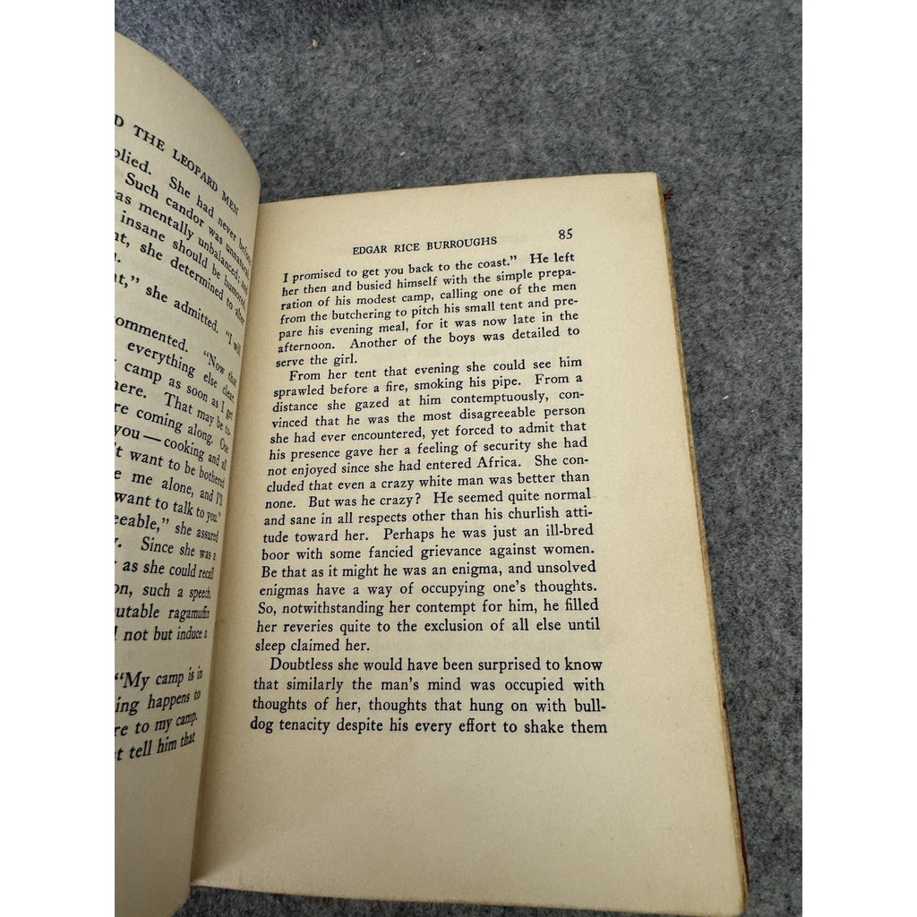 1935 Tarzan and the Leopard Men Edgar Rice Burroughs Hardcover Tarzana CA