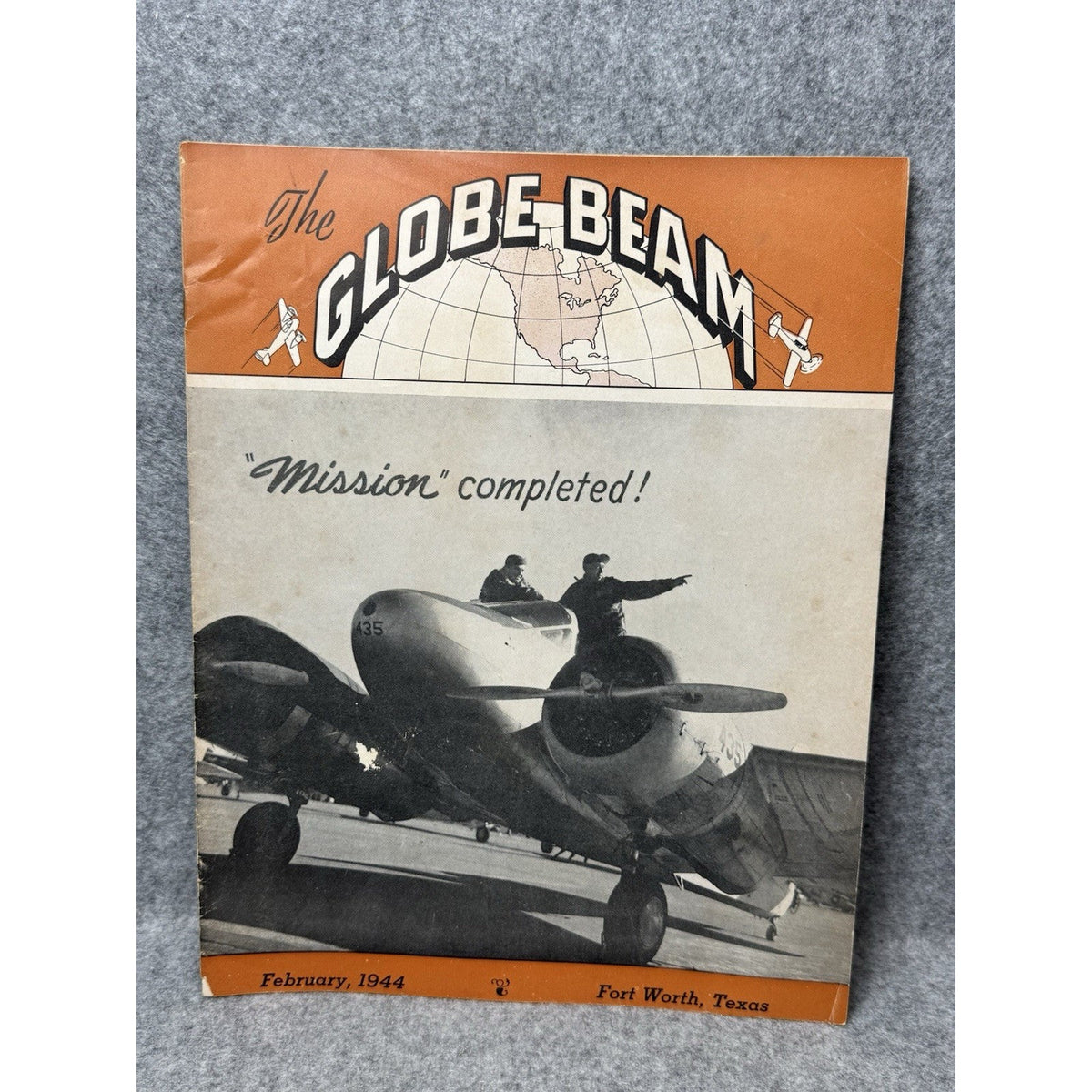 1944 Globe Beam February WWII Aircraft Magazine AT-10 Fort Worth Golden Gloves