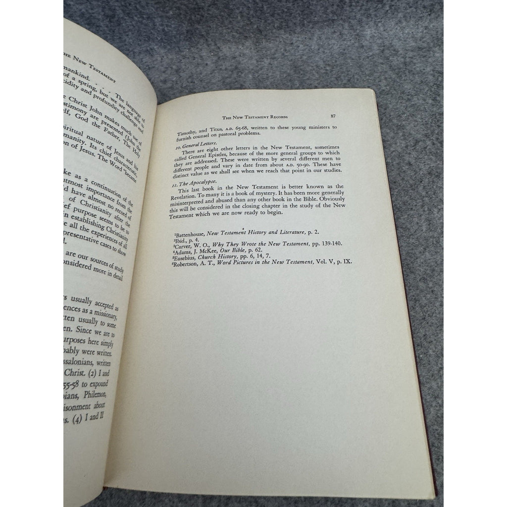 1957 The Heart of the New Testament H I Hester 7th Printing Hardcover