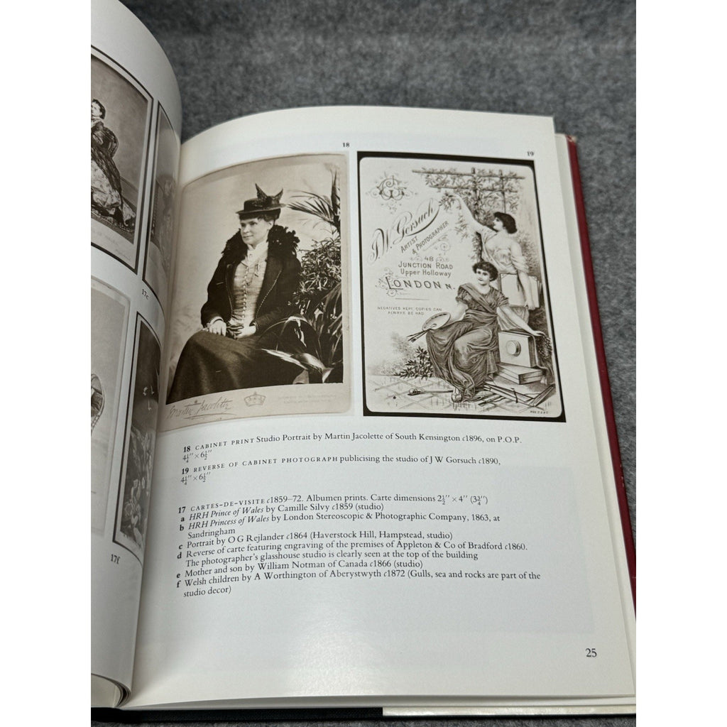 1982 Victorian and Edwardian Photographs Margaret F Harker Hardcover DJ