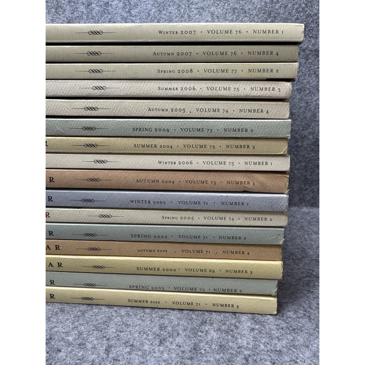 Lot of 16 The American Scholar Magazines 2000-2008 Phi Beta Kappa Essays