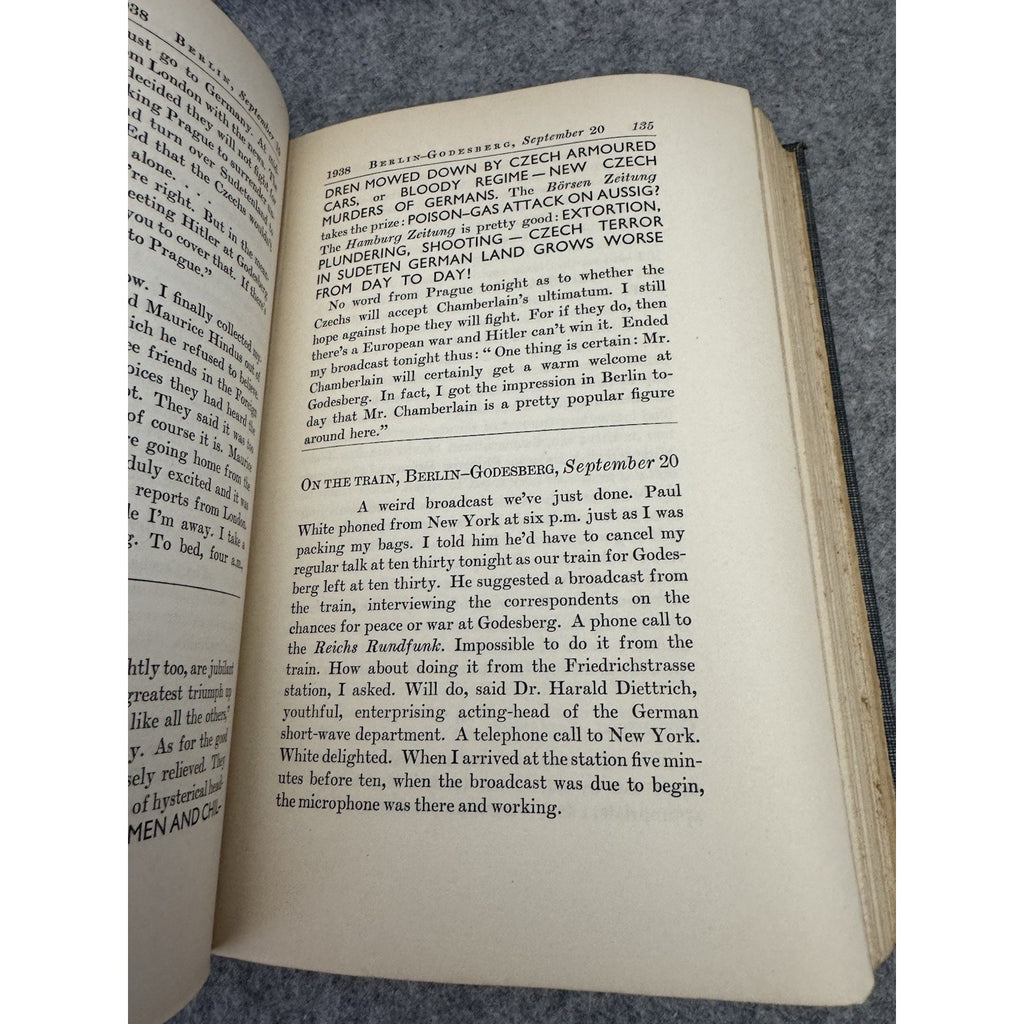 1941 Berlin Diary William L Shirer First Edition HC WWII Nazi Germany Knopf
