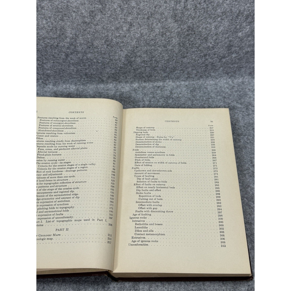 1925 Interpretation of Topographic & Geologic Maps Dake Brown HC Geology