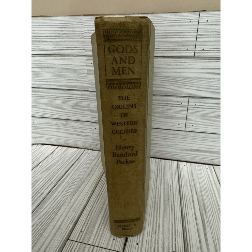 Gods and Men Origins of Western Culture Parkes 1959 HC Knopf