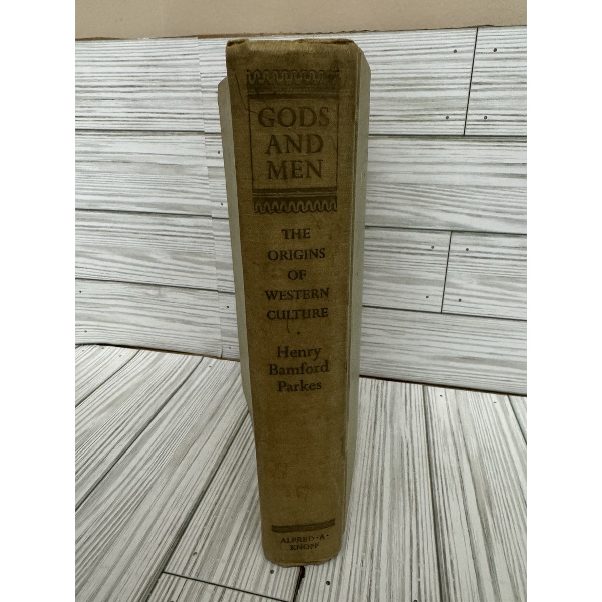 Gods and Men Origins of Western Culture Parkes 1959 HC Knopf