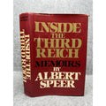 Inside the Third Reich Albert Speer 1982 HC DJ Nazi Germany WWII Memoir
