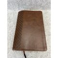 CSB Giant Print Center-Column Reference Bible Brown LeatherTouch Holman 2019