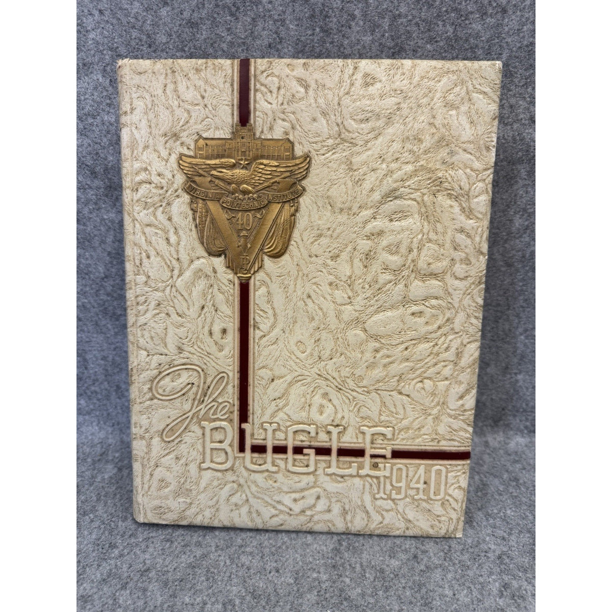 1940 The Bugle Virginia Polytechnic Institute VPI Virginia Tech Yearbook HC
