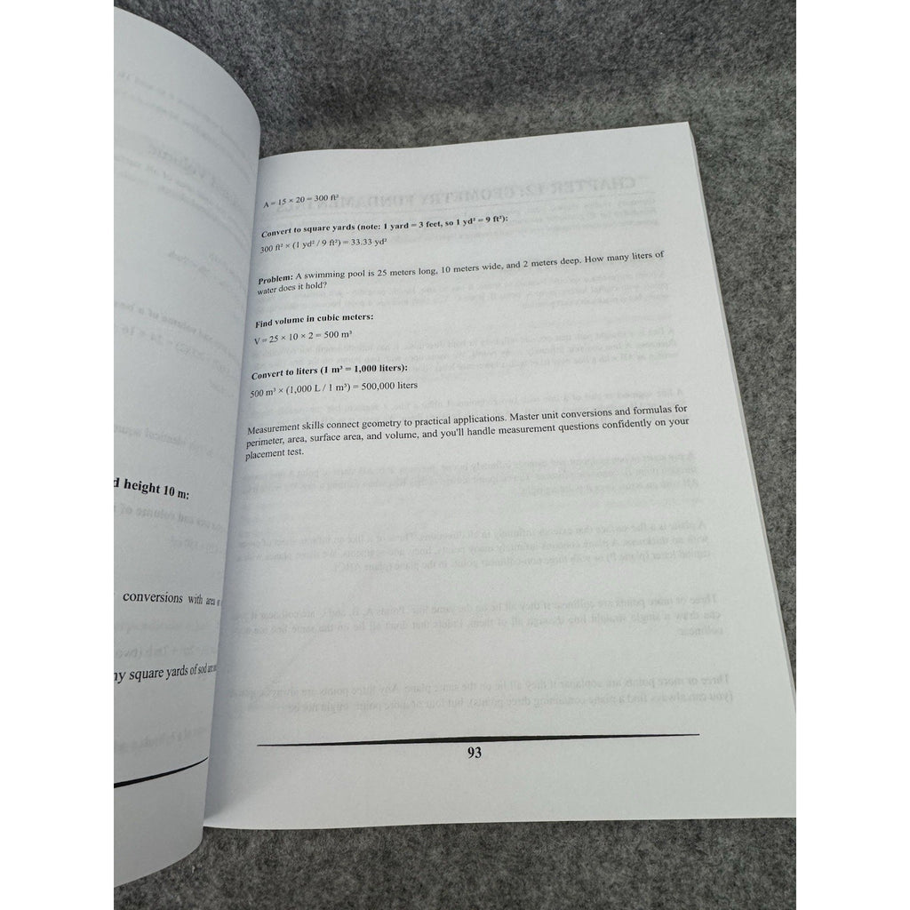 2026-2027 College Math Placement Test Prep Book Jason Seaton PB