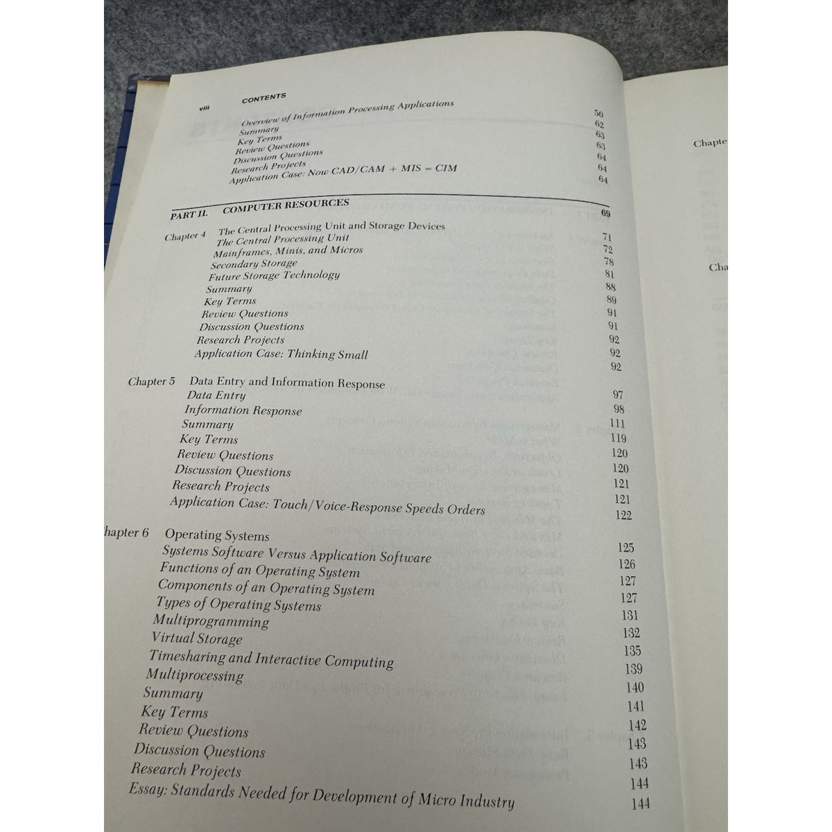 1984 Management Information Systems User Perspective James O Hicks HC VTG