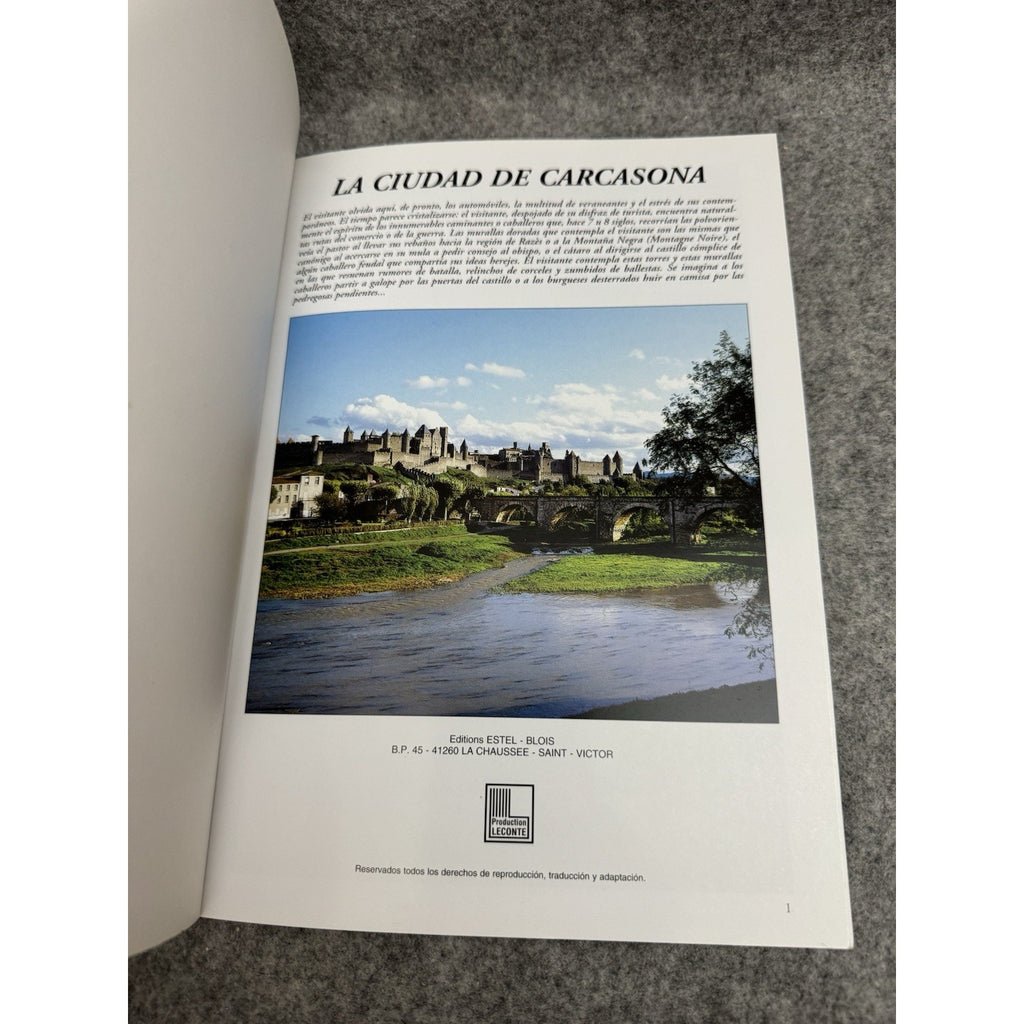 Carcassonne Castillos Cataros Spanish Travel Guide Paperback Illustrated