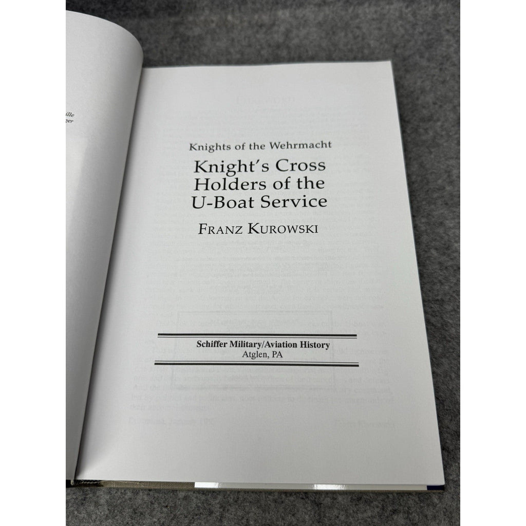 Knight’s Cross Holders U-Boat Service Kurowski Book + 4 Signed Commander Photos