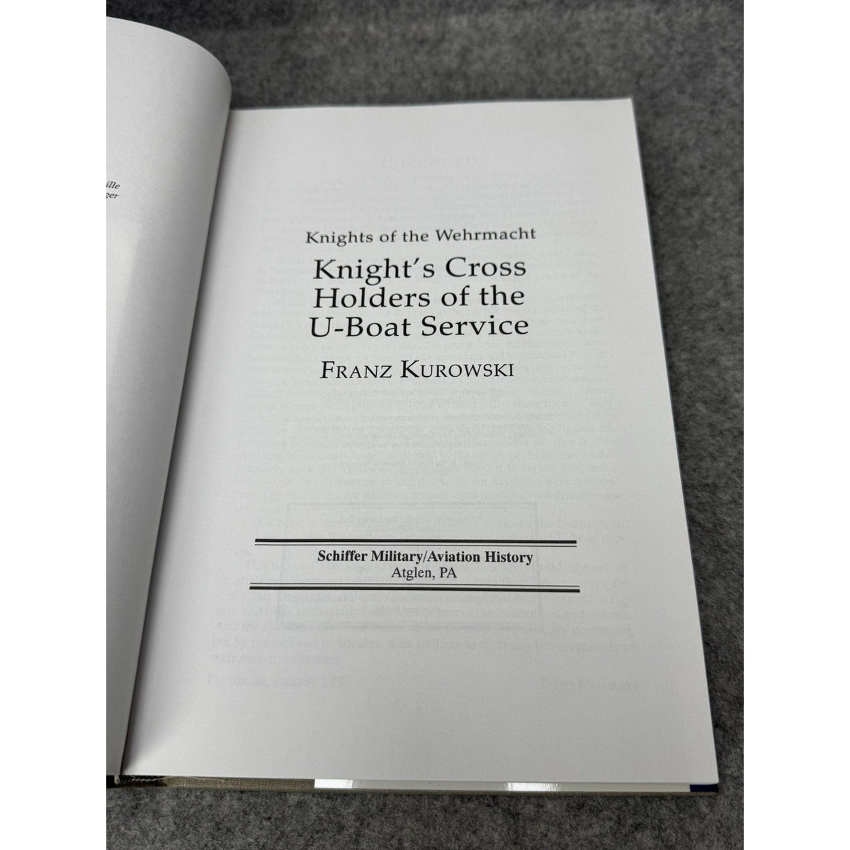 Knight’s Cross Holders U-Boat Service Kurowski Book + 4 Signed Commander Photos