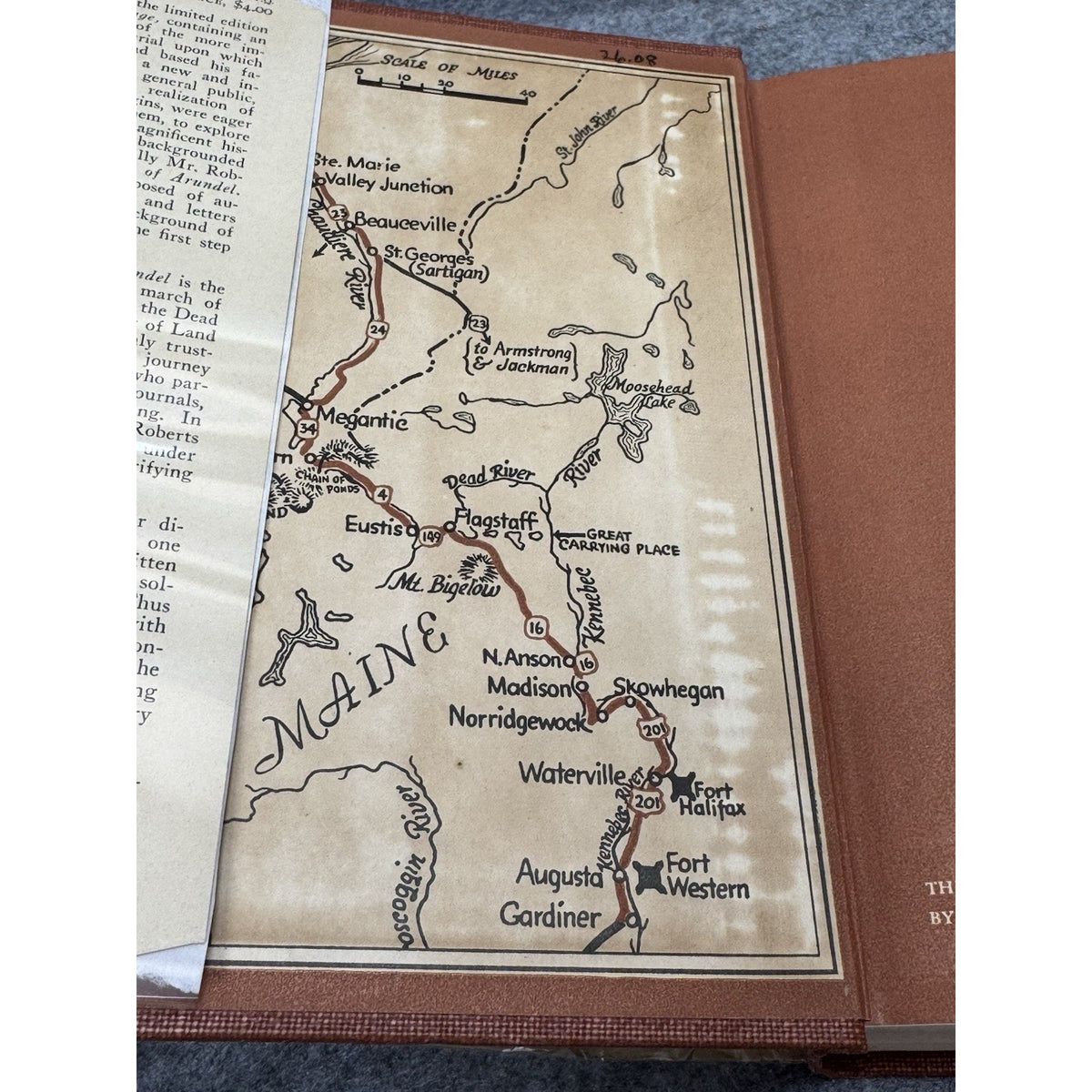 March to Quebec Kenneth Roberts 1st Ed Revolutionary War Arnold Expedition DJ