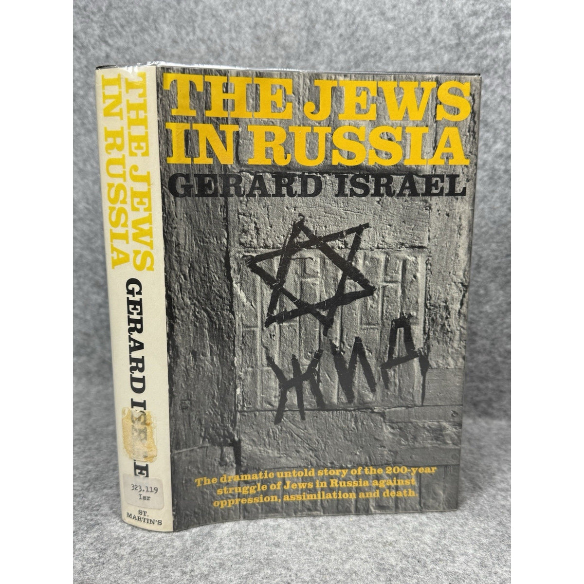 The Jews in Russia Gerard Israel 1975 First Edition Soviet Jewish History HC