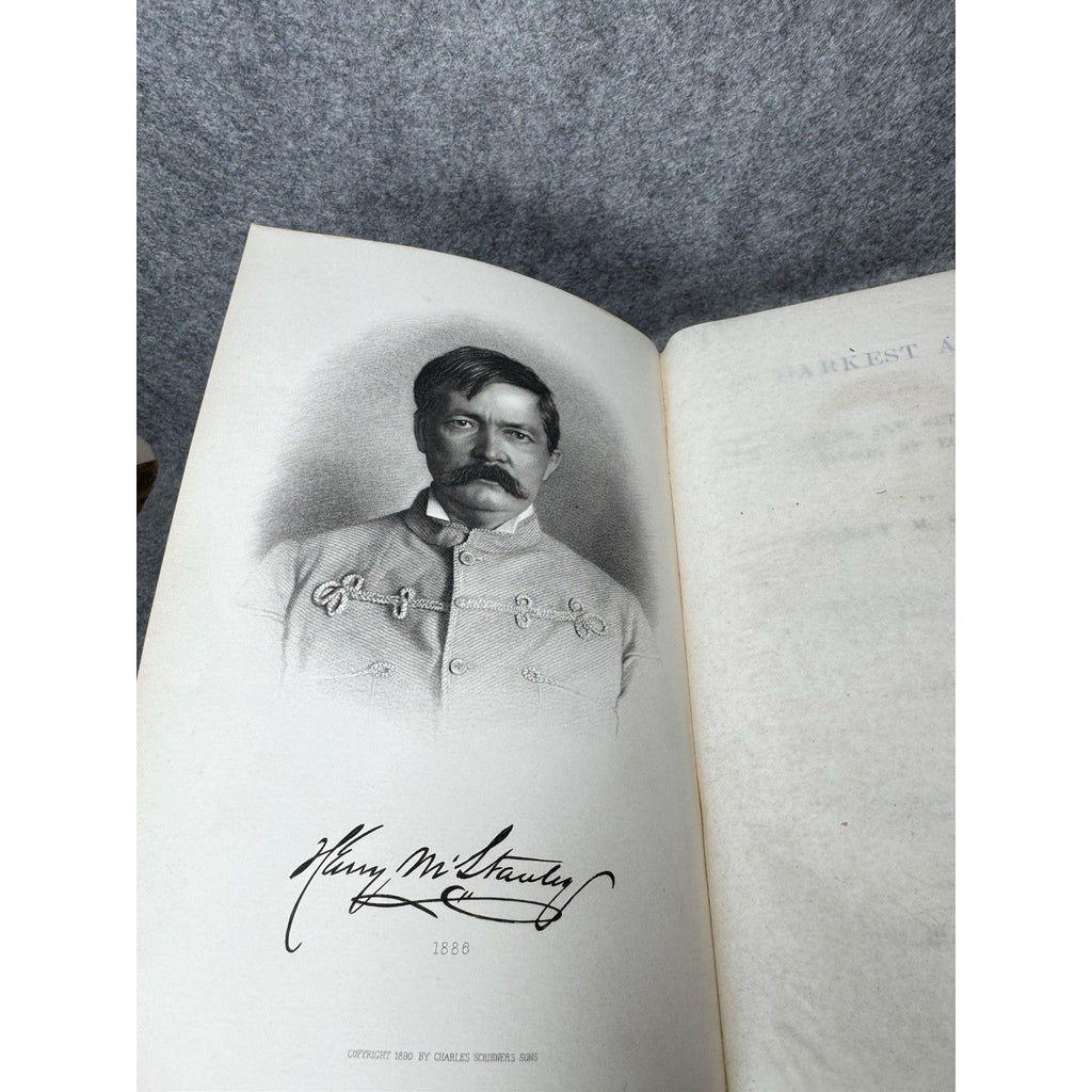 1891 In Darkest Africa Henry M Stanley 2 Vol Set Illustrated Both Folding Maps