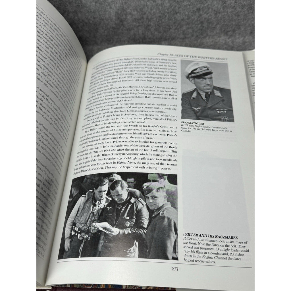 Fighter Aces of the Luftwaffe 1996 Signed Bookplate 9 Pilots Schuck Spate HC DJ