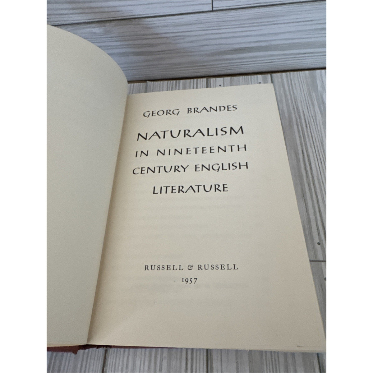 Naturalism in 19th Century English Literature - Georg Brandes - Hardbound