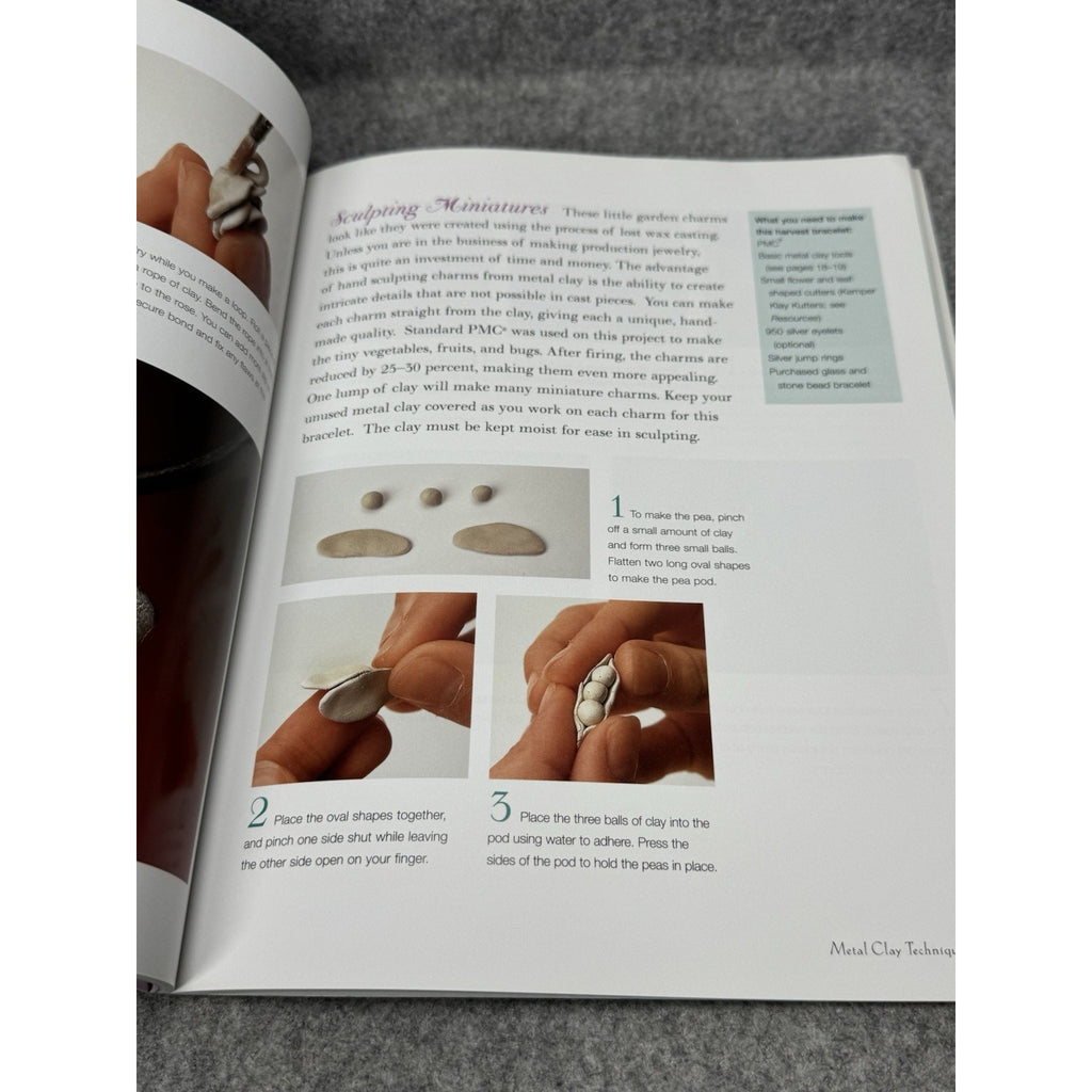 The Art of Metal Clay Sherri Haab 2003 Jewelry Making Book With DVD