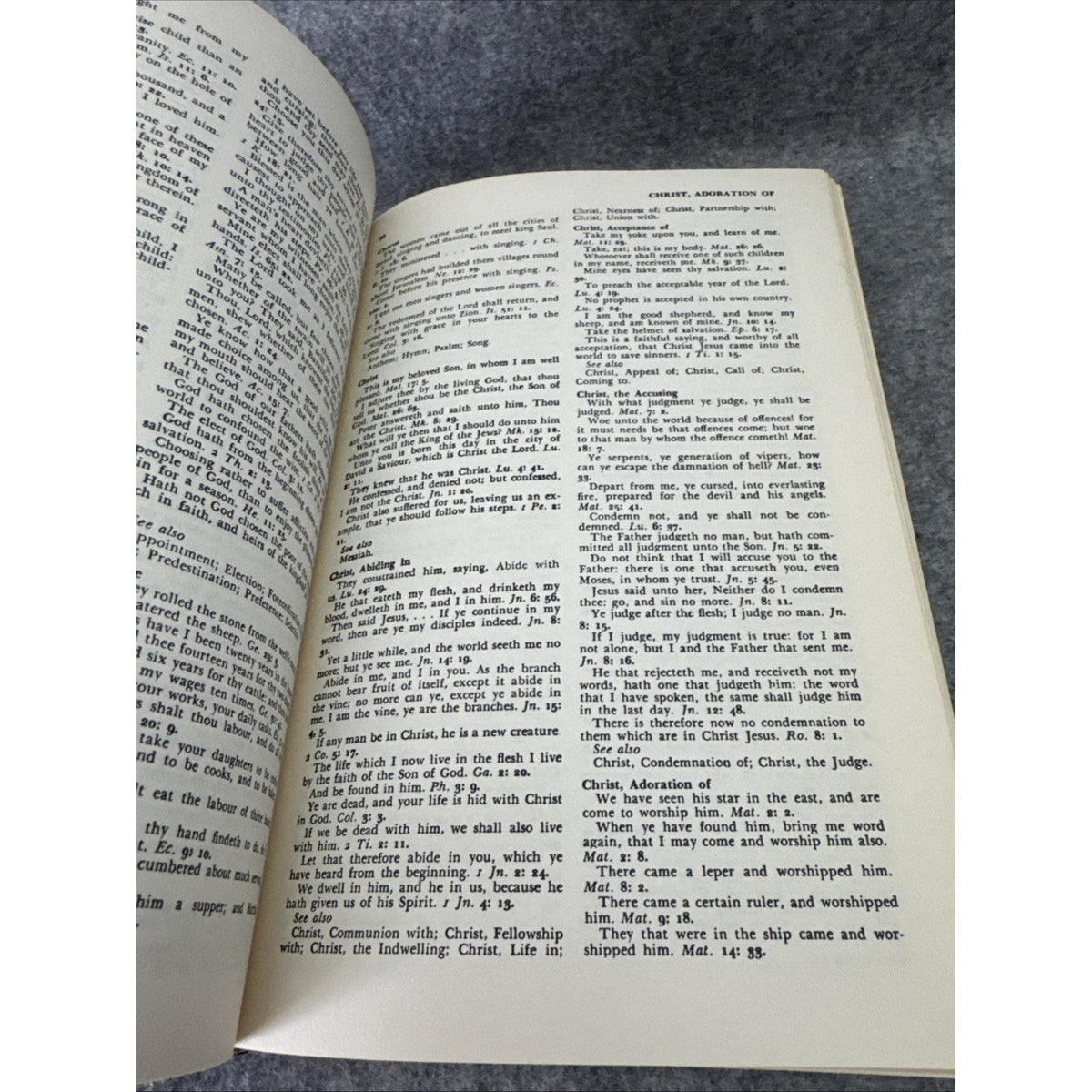 Harper's Topical Concordance by Charles R Joy Revised & Enlarged Edition 1961 HC