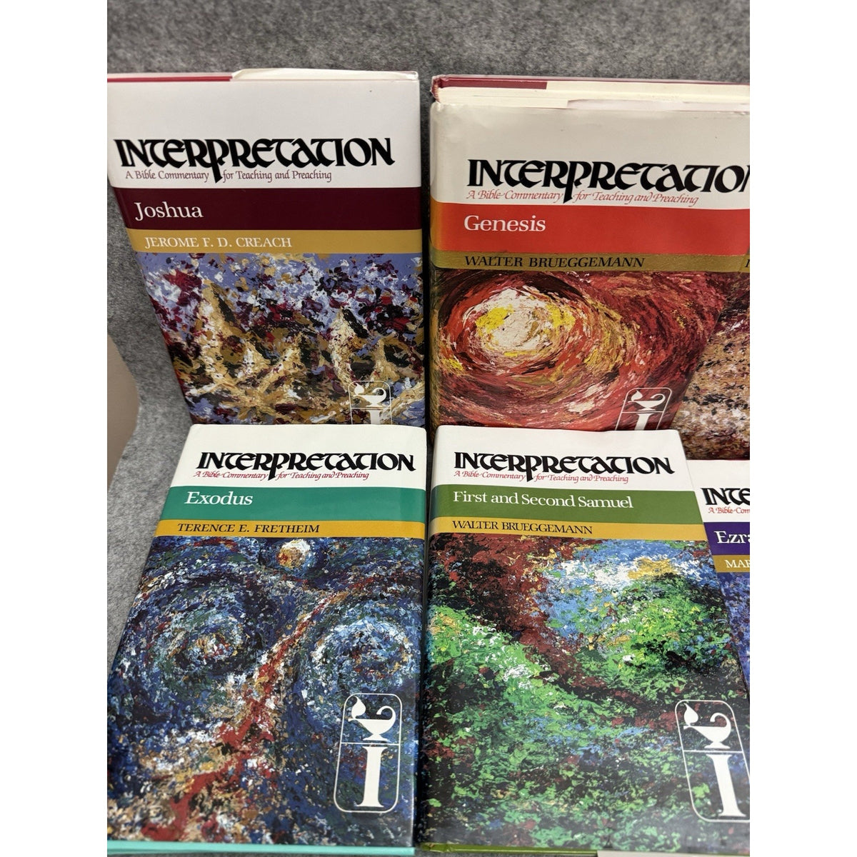 Interpretation Bible Commentary Lot 11 HC DJ Brueggemann Genesis Acts Knox
