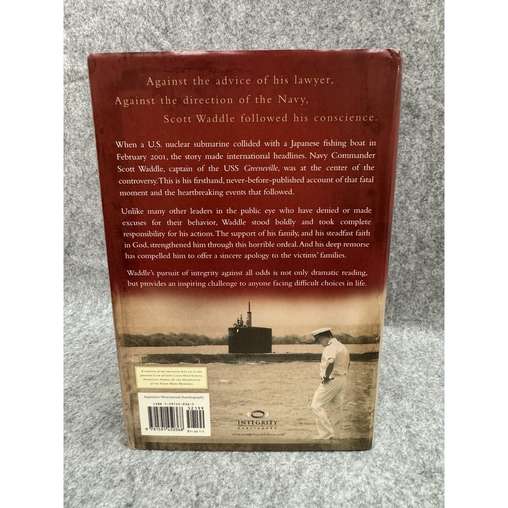 The Right Thing Scott Waddle Signed HC 2002 USS Greeneville Navy