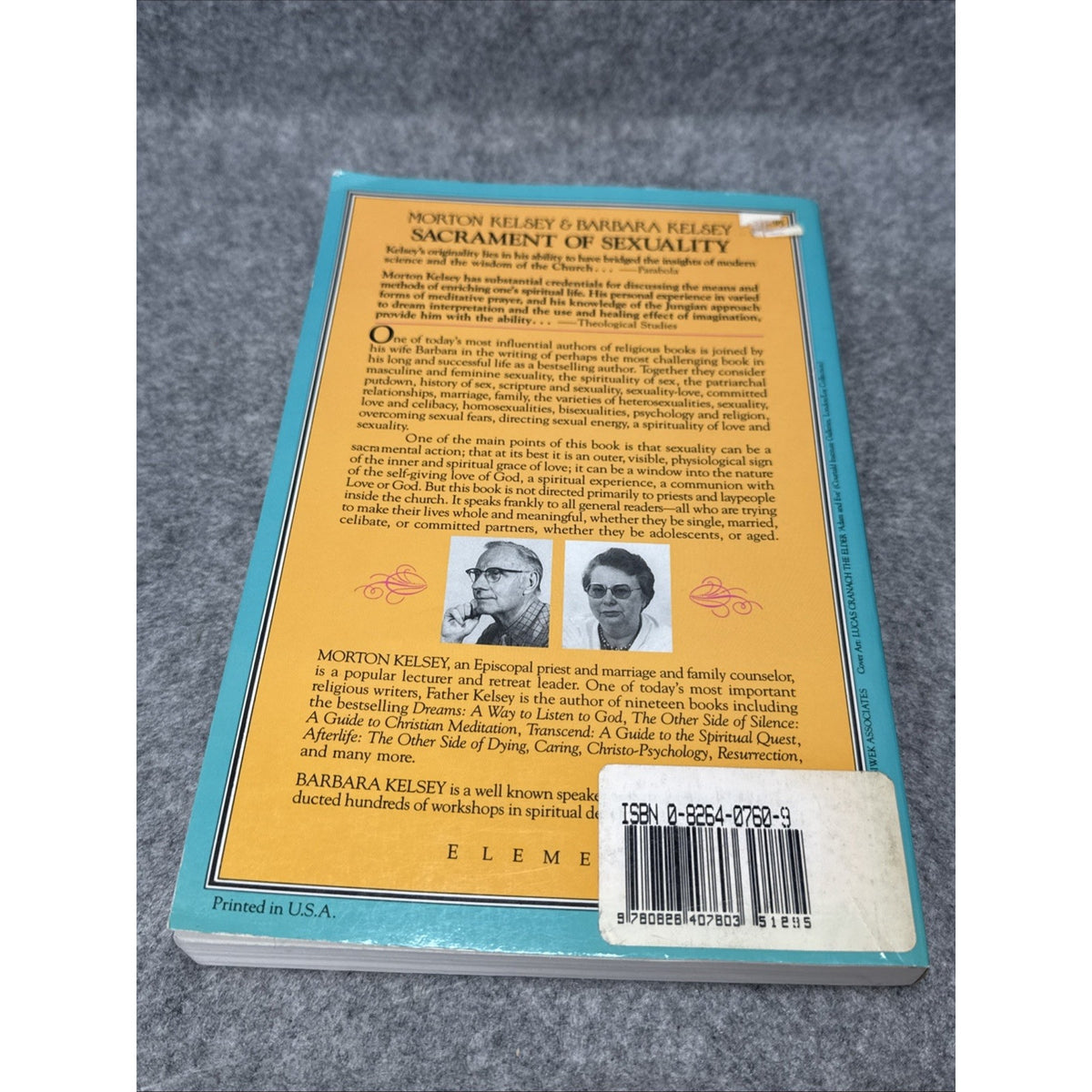 Sacrament of Sexuality : The Spirituality and Psychology of Sex P