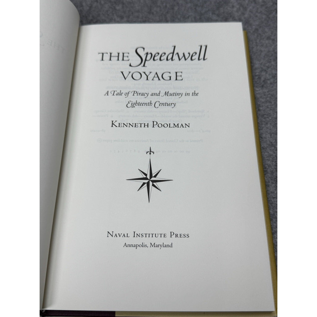 The Speedwell Voyage Kenneth Poolman 1999 HC Piracy Mutiny Maritime History