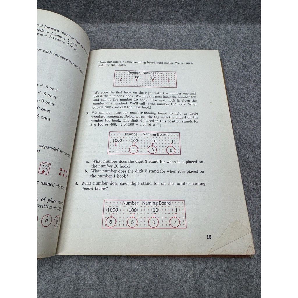 Elementary Mathematics 4 Patterns and Structure 1966 Vintage School Textbook