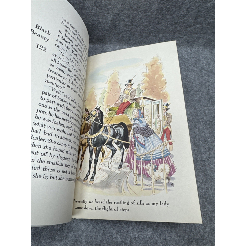 BLACK BEAUTY by Anna Sewell HARDCOVER Illustrated Junior Library 1993 Eichenburg