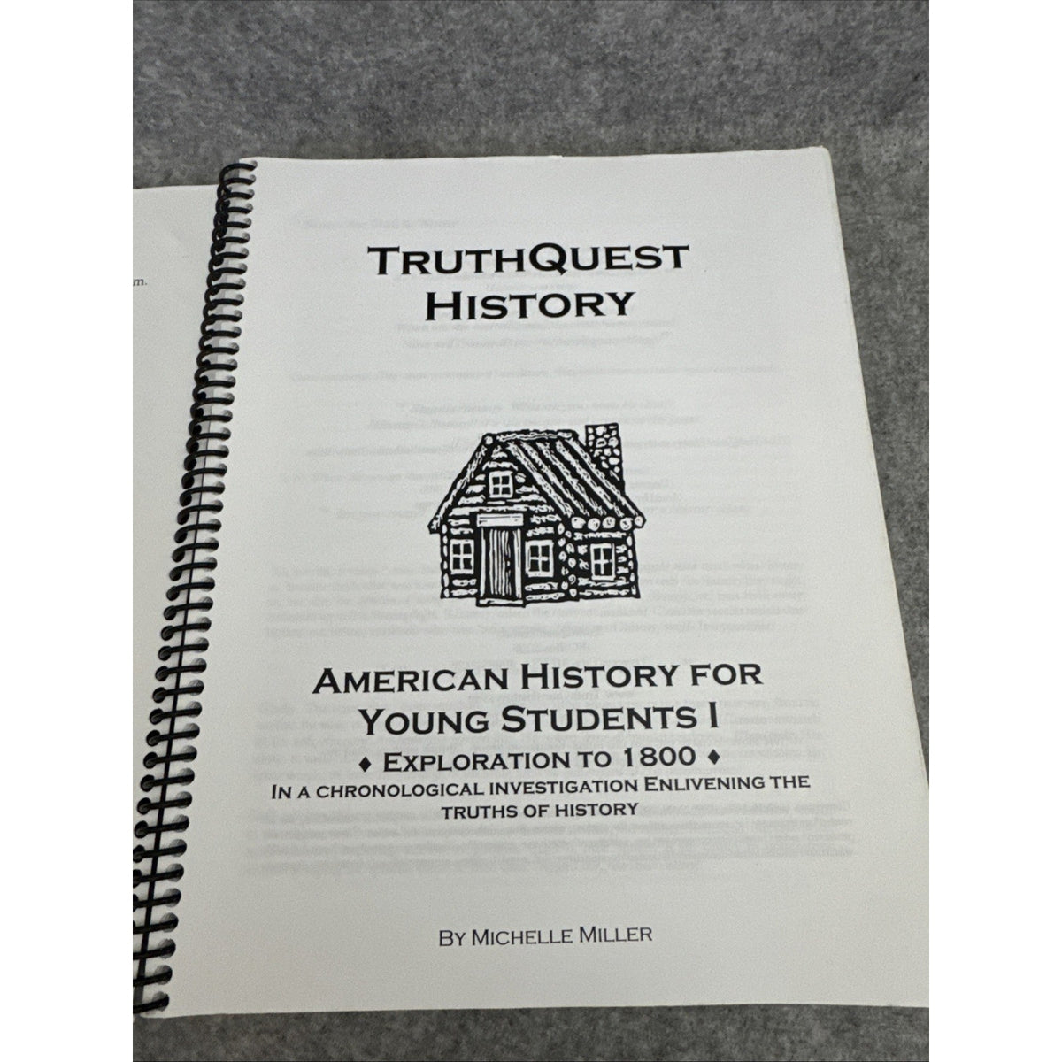 TruthQuest History Guide American History for Young Students Volume 1 Homeschool
