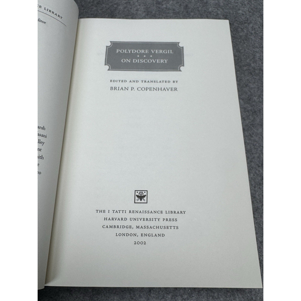 I Tatti Renaissance Library Vols 1-7 Harvard 2001-03 7 HC Ficino Boccaccio