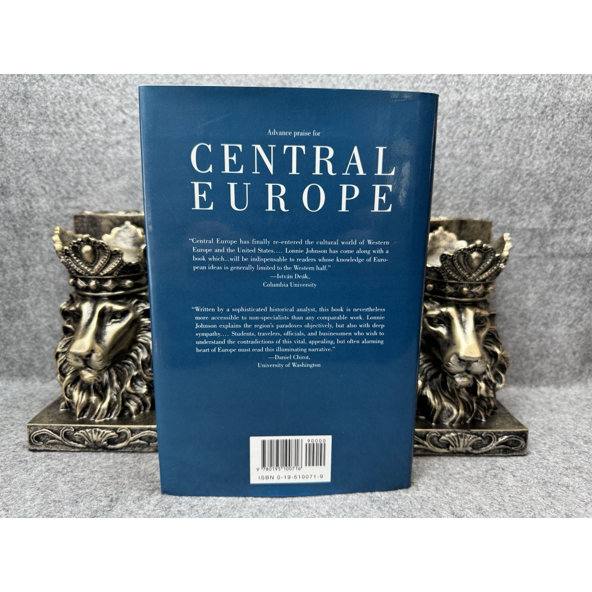 Central Europe Enemies Neighbors Friends Lonnie Johnson 1st Edition HC DJ