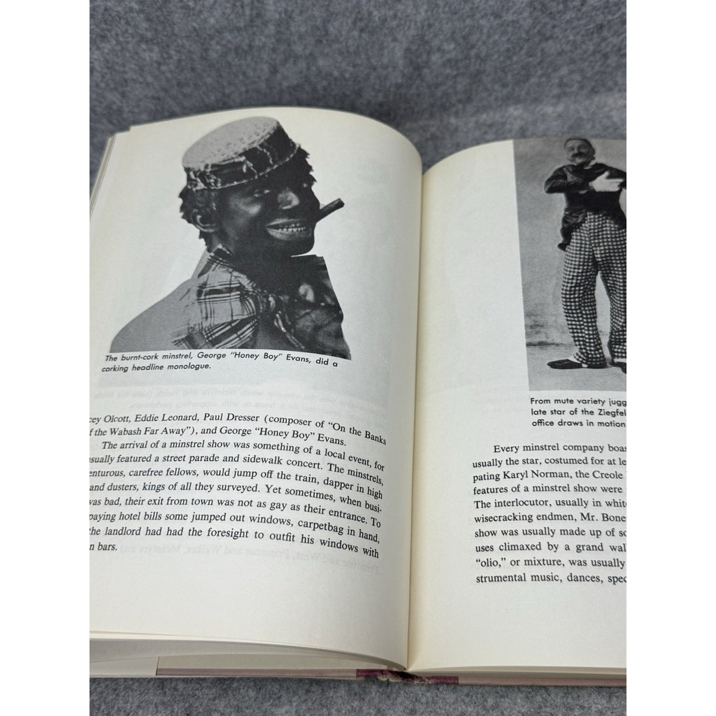 1961 A Pictorial History of Vaudeville Bernard Sobel Hardcover DJ Theater 1x