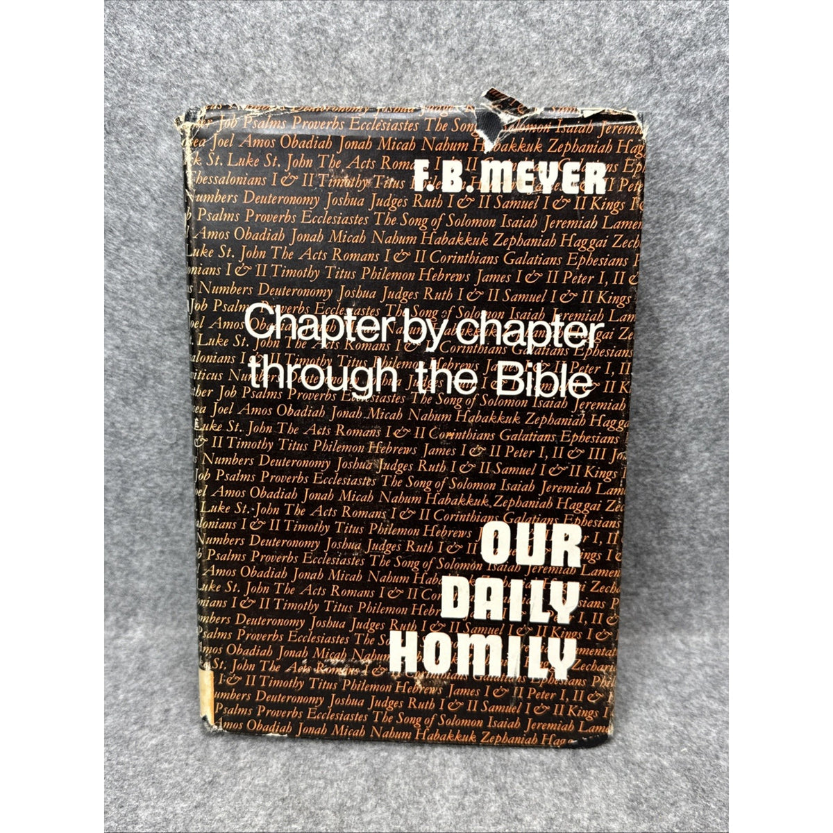Our Daily Homily Chapter By Chapter Through the Bible - Meyer - 1966 HCDJ