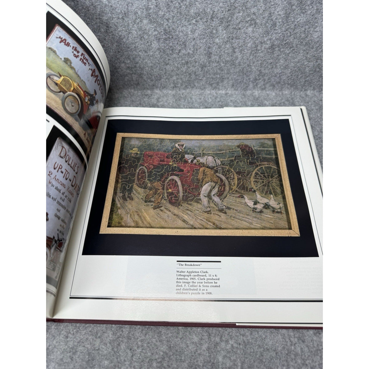1990 The Motor Car in Art John J Zolomij Signed Automotive Art Hardcover DJ