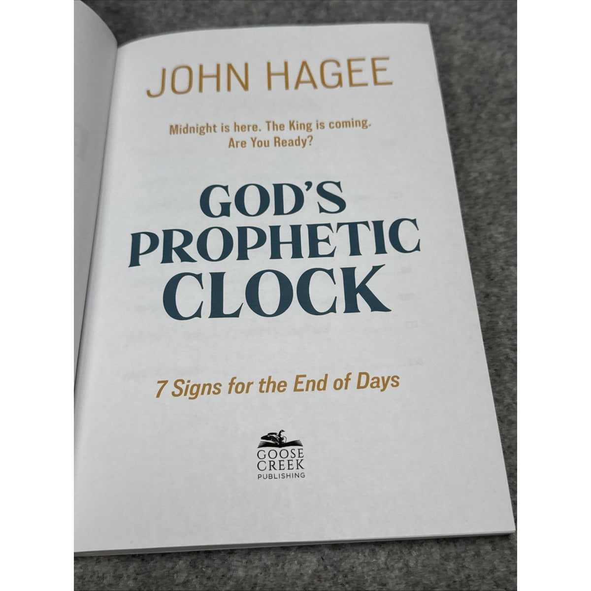 God's Prophetic Clock: 7 Signs for the End of Days