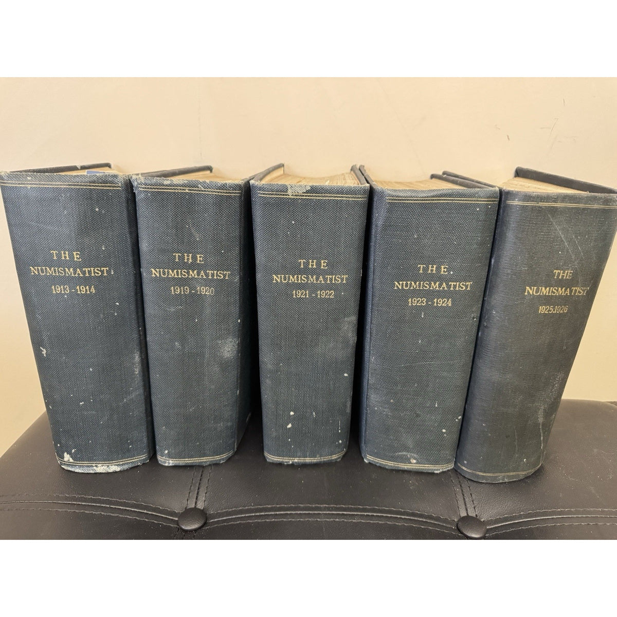 Lot 5 The Numismatist Hardbound Vols 1913-1926 ANA Coin Journal