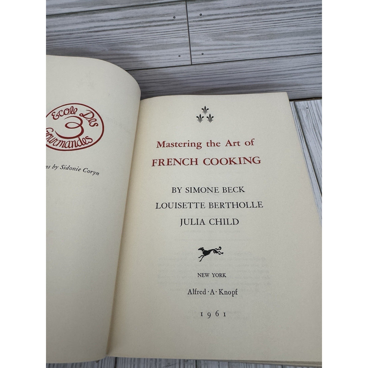 Julia Child Mastering the Art of French Cooking Nov. 1961 First Ed. 2nd Print