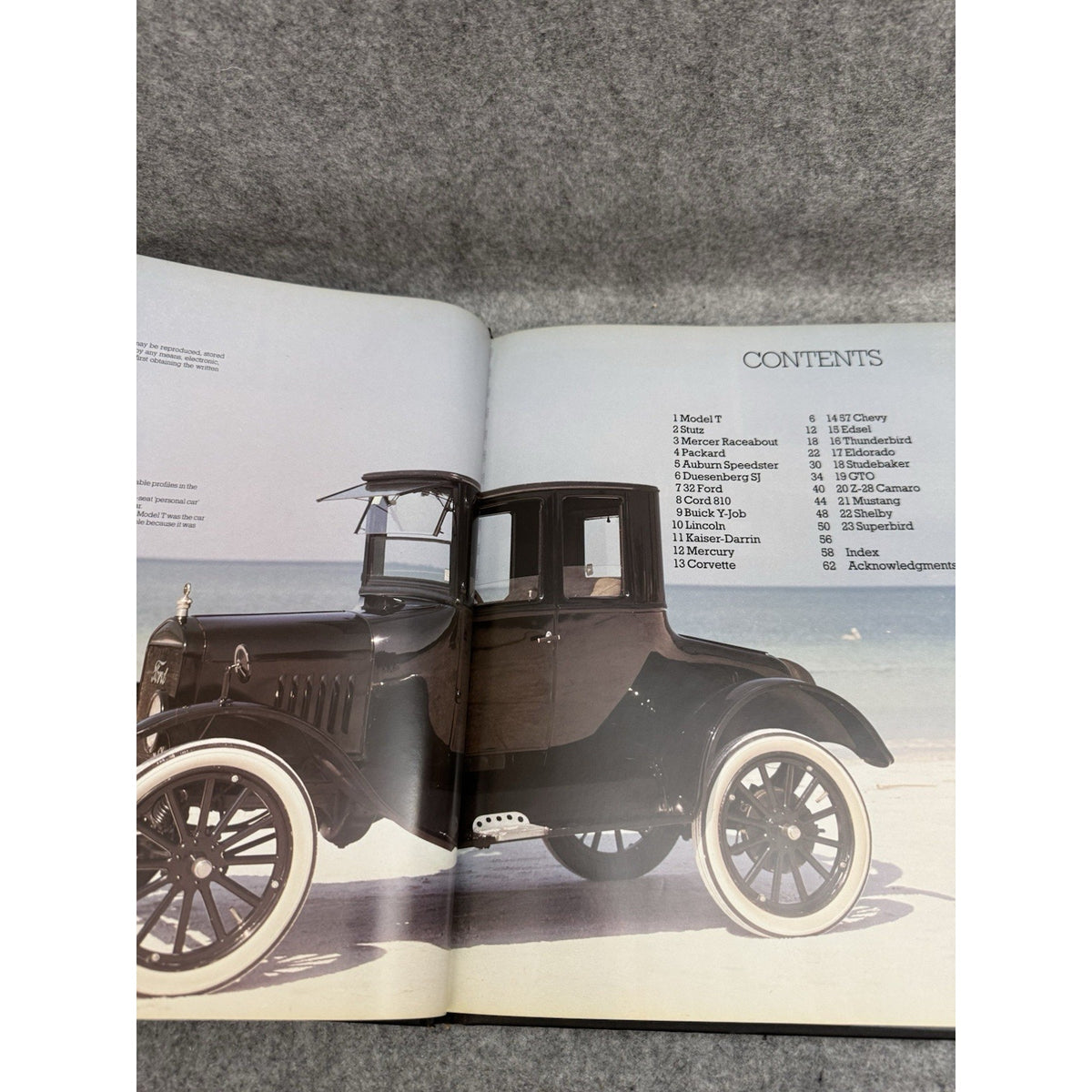 Classic American Cars Richard Nichols 1990 Hardcover Color Photo History