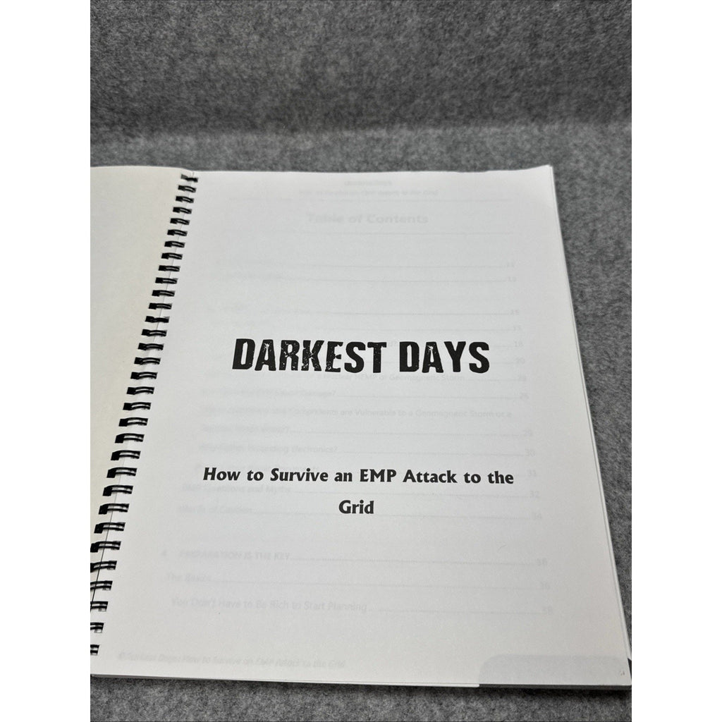 Darkest Days: How to Survive an EMP Attack to the Grid - Survival Guide Book