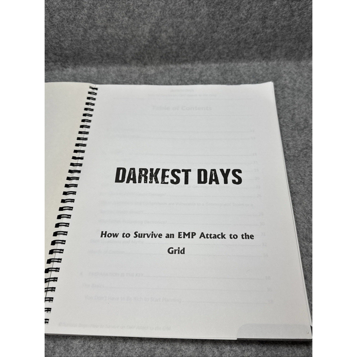 Darkest Days: How to Survive an EMP Attack to the Grid - Survival Guide Book
